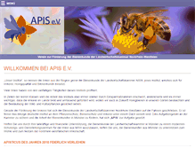 Tablet Screenshot of apis-ev.de